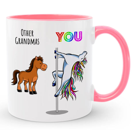 Custom Funny Grandma Coffee Mug with Name, Grandma Gag Mug