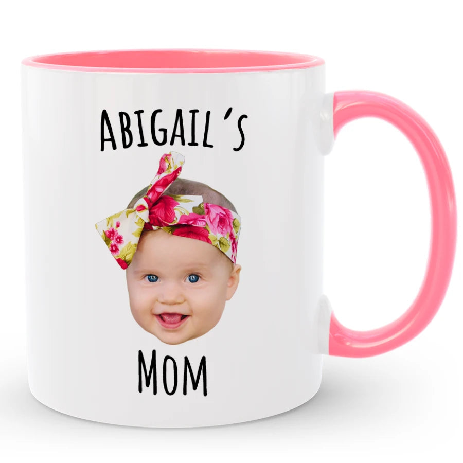 Custom Baby Face Photo Mug