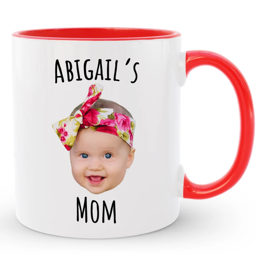 Custom Baby Face Photo Mug