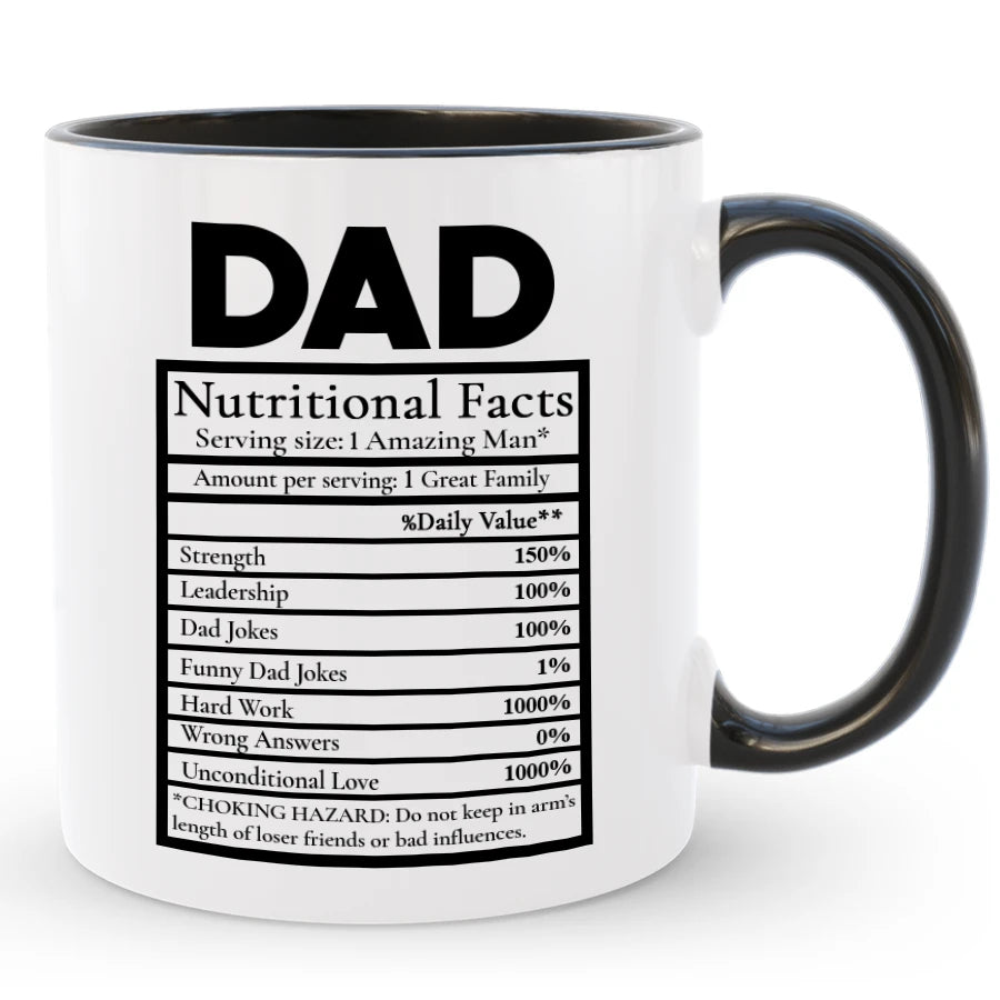 Funny Dad Coffee Mug, Birthday Fathers Day Gift for Daddy