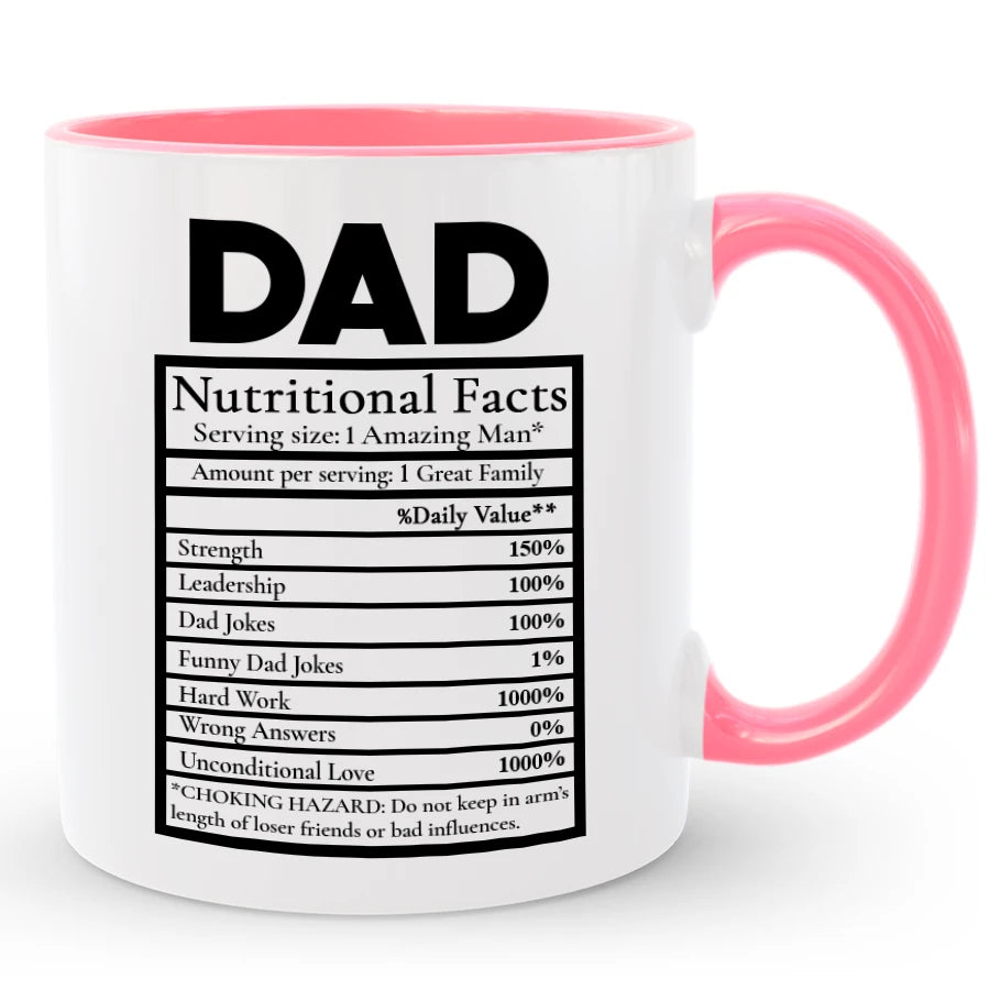 Funny Dad Coffee Mug, Birthday Fathers Day Gift for Daddy