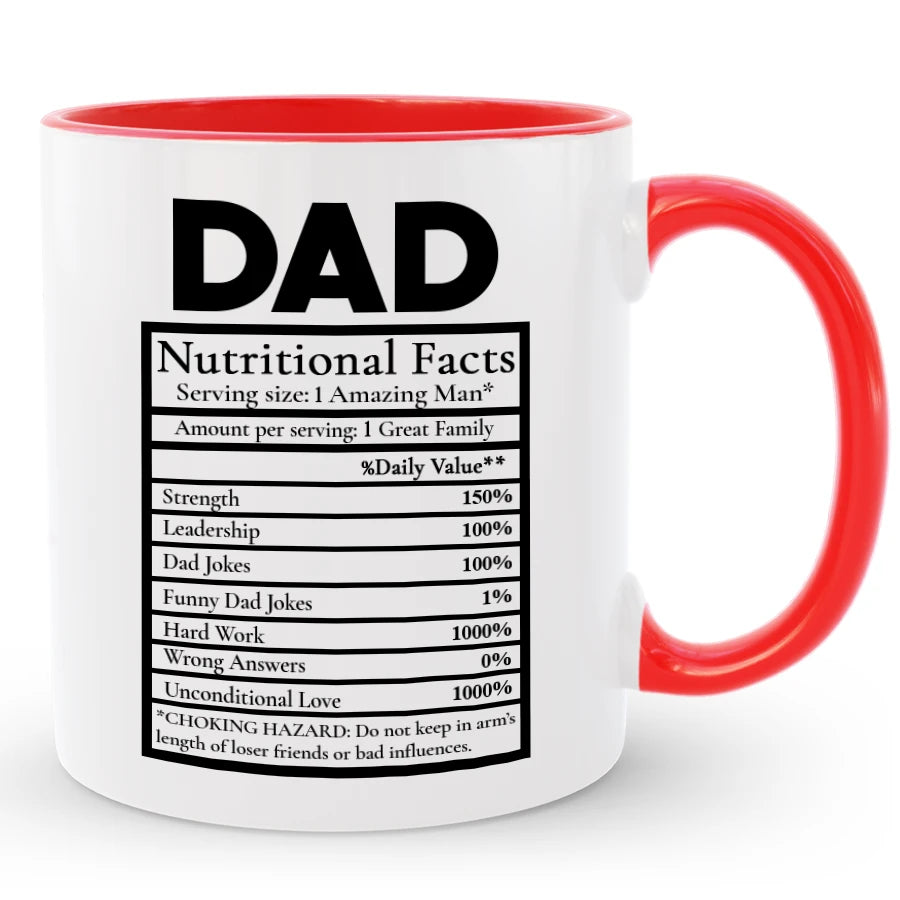 Funny Dad Coffee Mug, Birthday Fathers Day Gift for Daddy