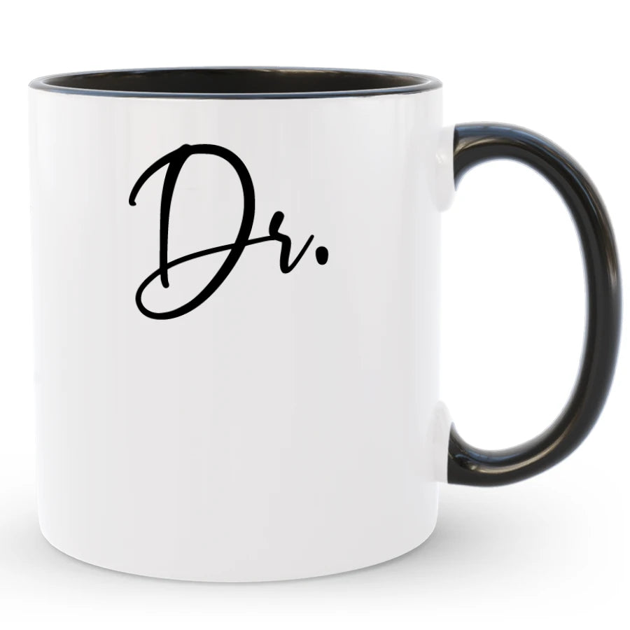 Custom Dr Coffee Mug, Personalized PhD Graduation Gift