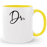 Custom Dr Coffee Mug, Personalized PhD Graduation Gift