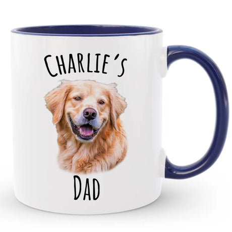 Custom Dog Coffee Mug, Personalized Mug with Photo and Name