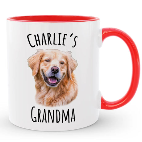 Custom Dog Coffee Mug, Personalized Mug with Photo and Name