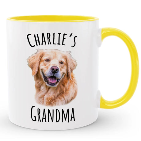 Custom Dog Coffee Mug, Personalized Mug with Photo and Name