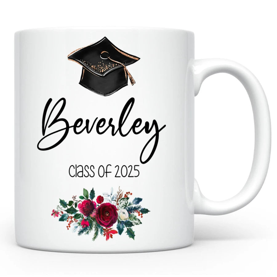 Custom Graduation Coffee Mug, Personalized Gift for Graduates