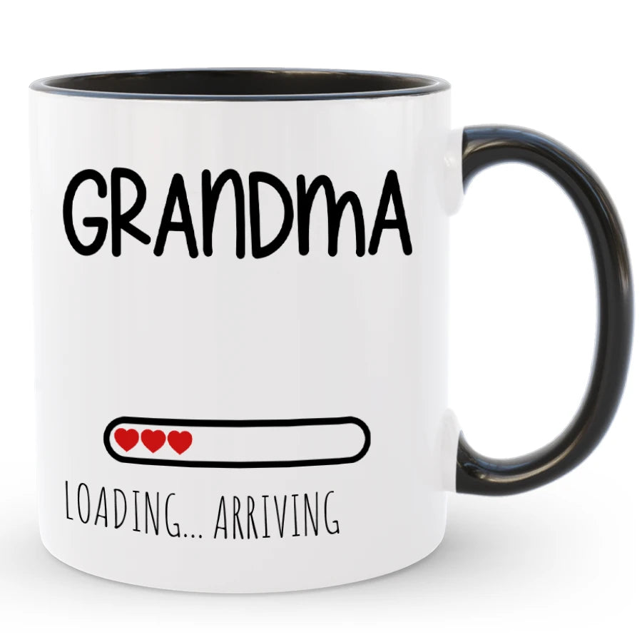 Custom New Grandma Gift, First Time Granny / Pregnancy Announcement Coffee Mug