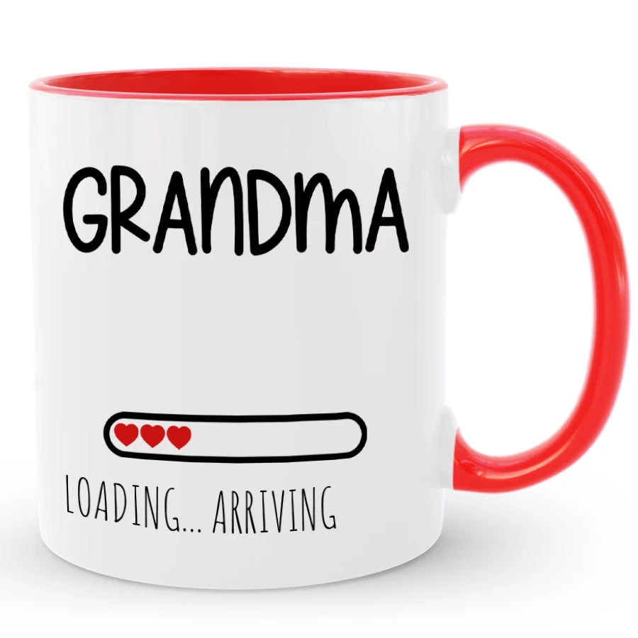 Custom New Grandma Gift, First Time Granny / Pregnancy Announcement Coffee Mug