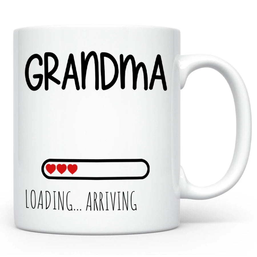 Custom New Grandma Gift, First Time Granny / Pregnancy Announcement Coffee Mug