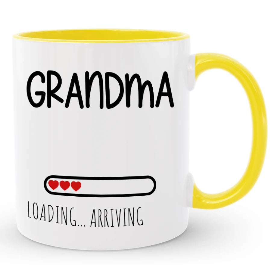 Custom New Grandma Gift, First Time Granny / Pregnancy Announcement Coffee Mug