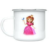 Custom Name Kids Mug, Princess Girl Hot Chocolate Toddler Mug