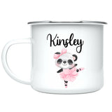 Custom Kids Mug for Girls, Rainbow Hot Cocoa Toddler Mug