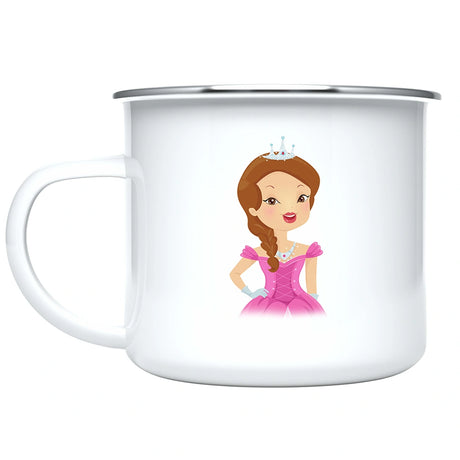 Custom Kids Mug with Name, Princess Girl Hot Chocolate Toddler Mug