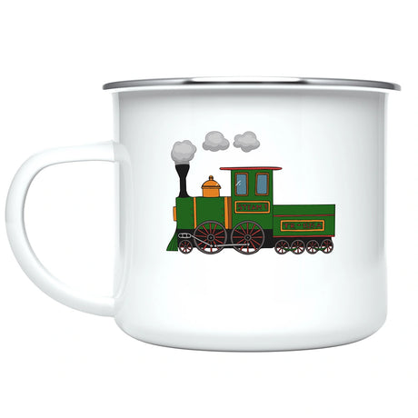 Custom Kids Mug for Boys, Train Hot Chocolate Toddler Mug