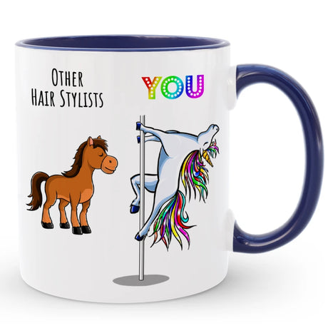 Custom Hair Stylist Coffee Mug, Funny Gift for Hairdresser