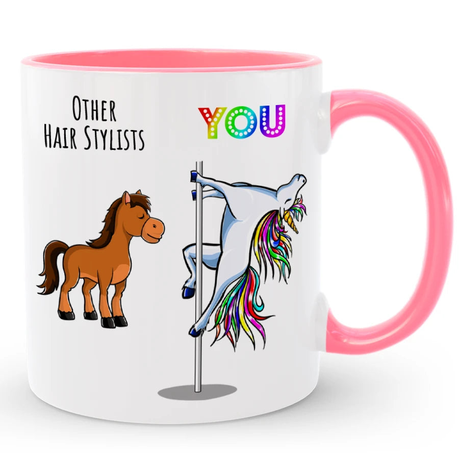 Custom Hair Stylist Coffee Mug, Funny Gift for Hairdresser