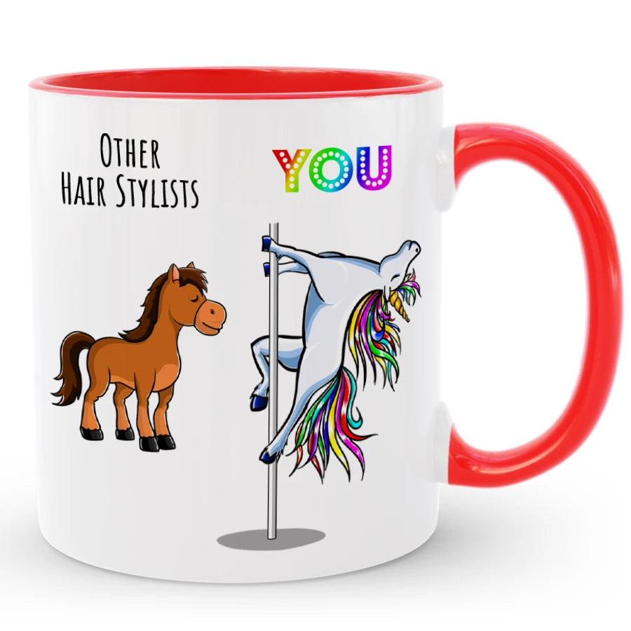 Custom Hair Stylist Coffee Mug, Funny Gift for Hairdresser