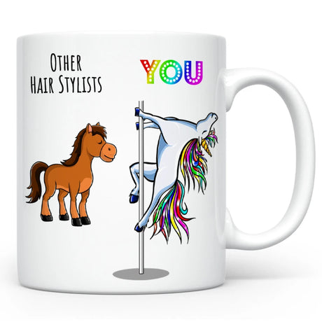 Custom Hair Stylist Coffee Mug, Funny Gift for Hairdresser