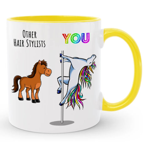 Custom Hair Stylist Coffee Mug, Funny Gift for Hairdresser