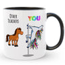 Custom Funny Teacher Mug with Name, Teacher Appreciation Gift