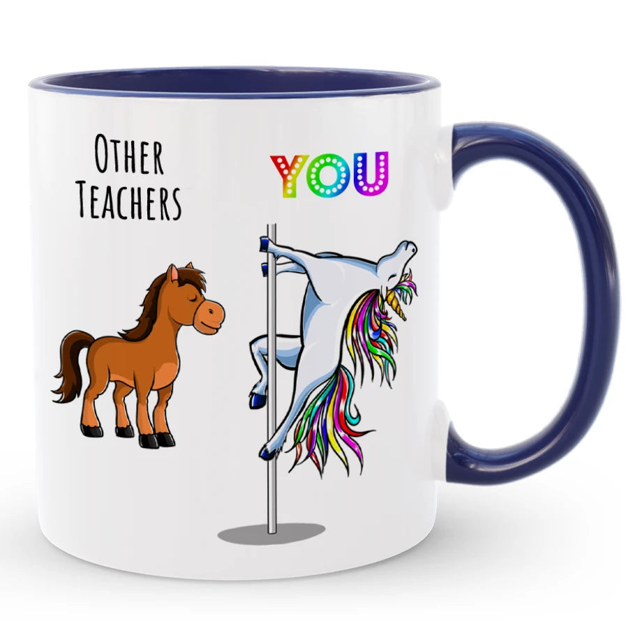 Custom Funny Teacher Mug with Name, Teacher Appreciation Gift