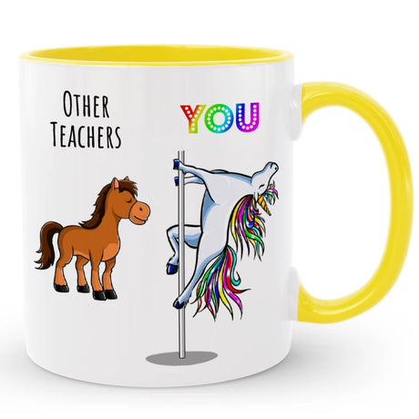 Custom Funny Teacher Mug with Name, Teacher Appreciation Gift