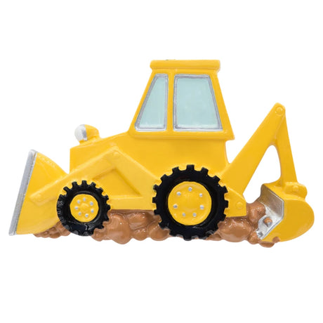 Personalized Backhoe Christmas Ornament