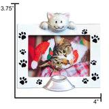 Personalized Cat Picture Frame Christmas Ornament