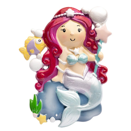 Personalized Mermaid Christmas Ornament