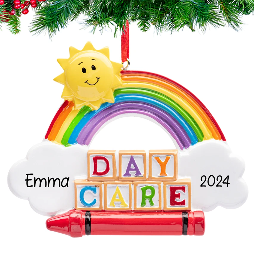 Personalized Daycare Christmas Ornament