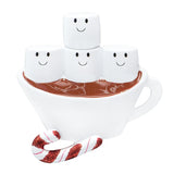 Personalized Hot Chocolate Family of 4 Christmas Ornament