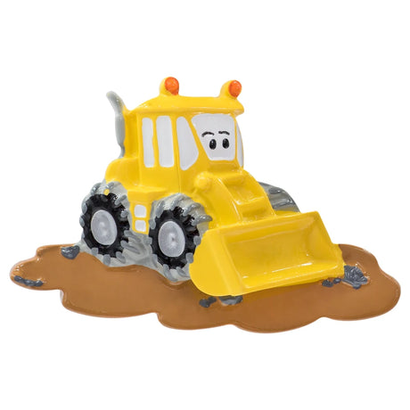 Personalized Bulldozer Christmas Ornament