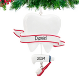 Personalized Dentist Christmas Ornament