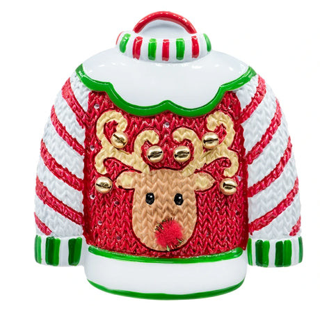 Personalized Ugly Sweater Christmas Ornament