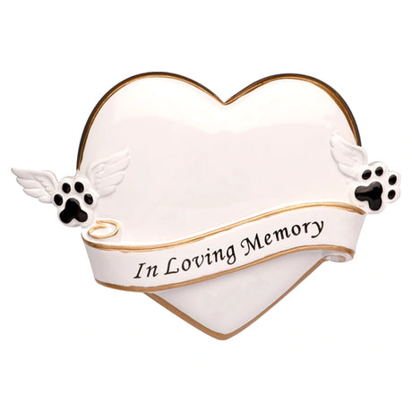 Personalized Pet Memorial Christmas Ornament - Dog Cat Sympathy Gift