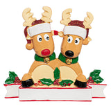 Personalized Reindeer Couple Ornament