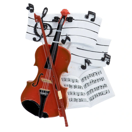 Personalized Violin Christmas Ornament - Musical Instrument Gift