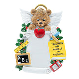 Personalized Teachers are Angels in Disguise Christmas Ornament