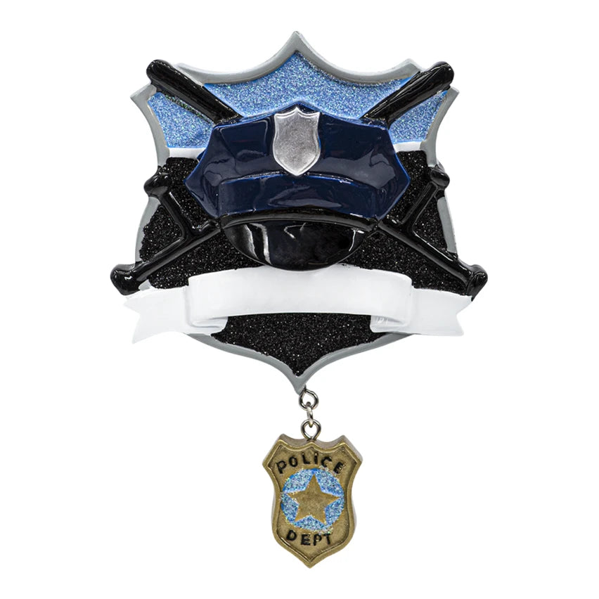 Personalized Policeman Christmas Ornament