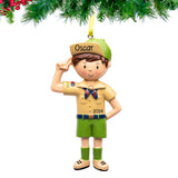 Personalized Boy Scout Christmas Ornament