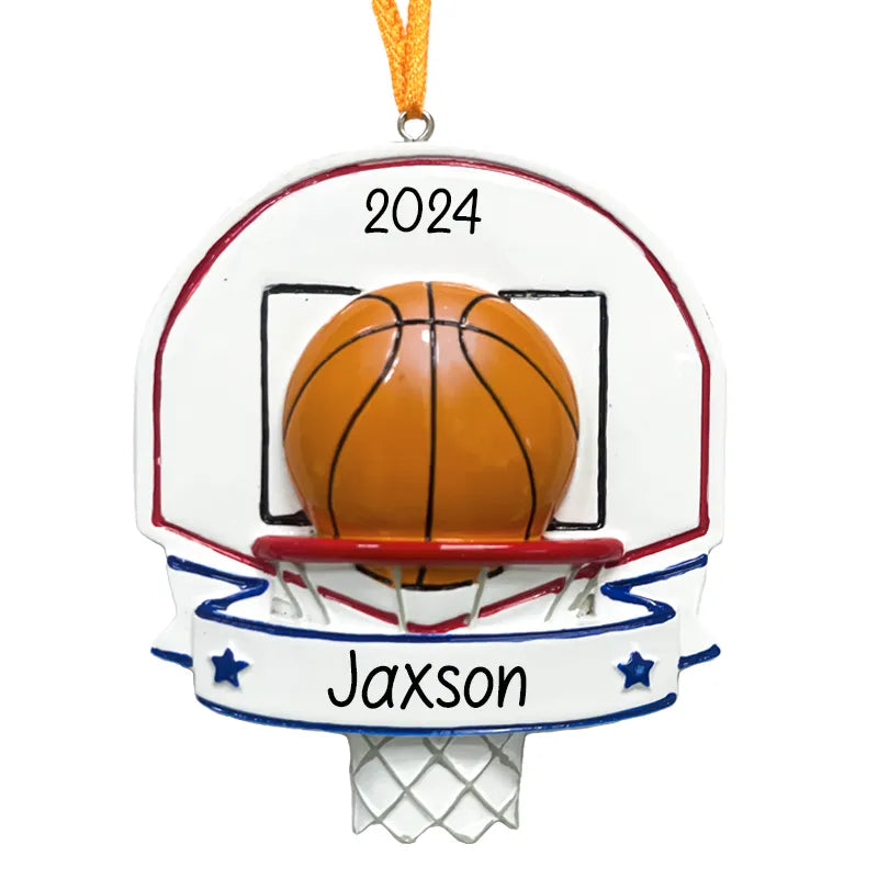 Personalized Basketball Christmas Ornament