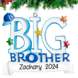 Personalized Big Brother Christmas Ornament