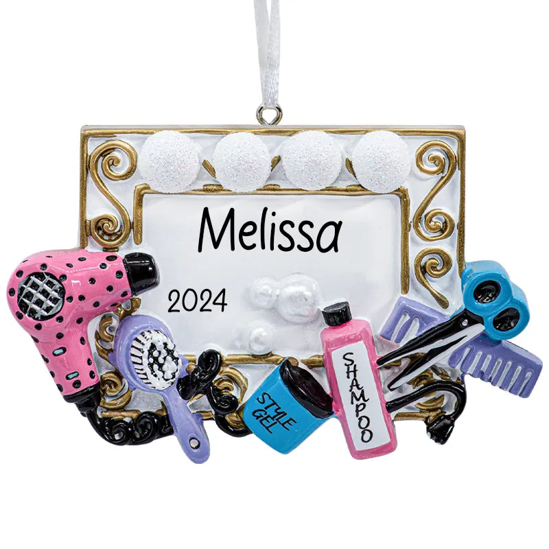 Personalized Hair Stylist Christmas Ornament