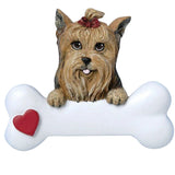 Personalized Yorkie Christmas Ornament