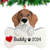 Personalized Beagle Christmas Ornament