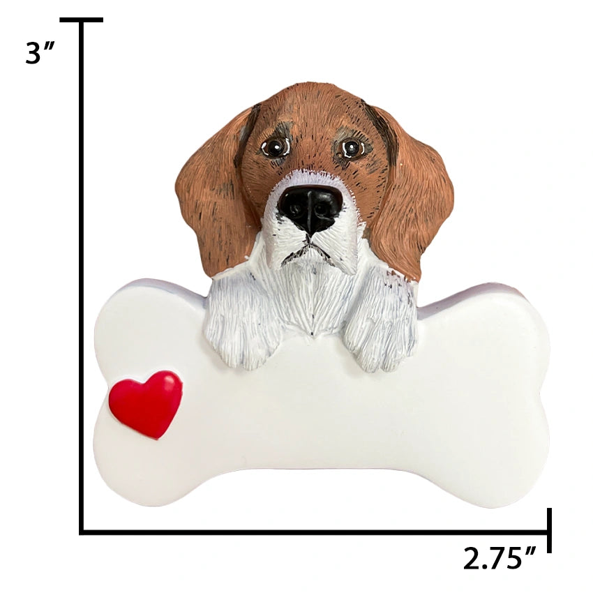 Personalized Beagle Christmas Ornament