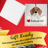 Personalized Beagle Christmas Ornament