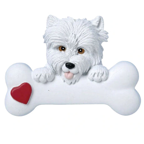 Personalized Westie Christmas Ornament